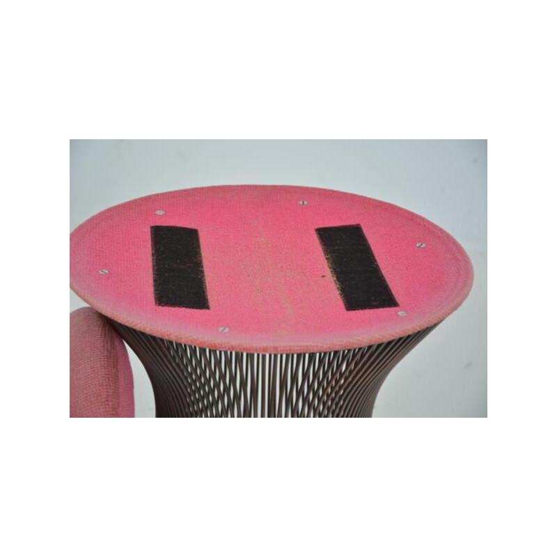 Vintage Warren Platner stool for Knoll international 1960