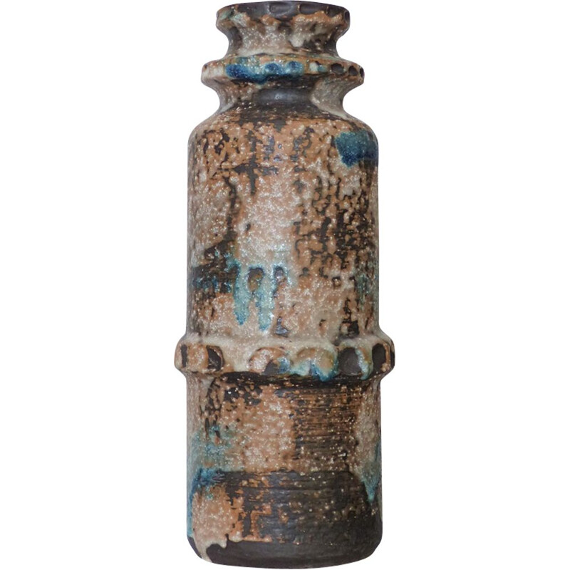 Grand vase vintage marron "7321-40" par Carstens