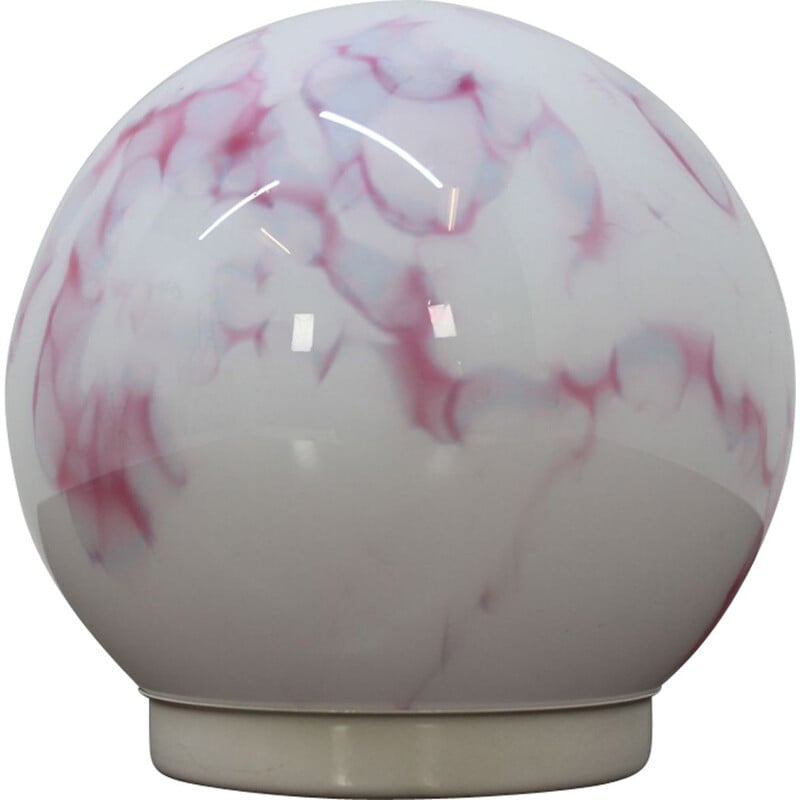 Lampe globe en verre vintage