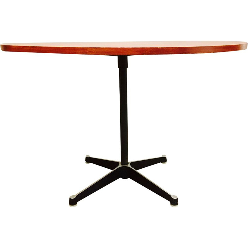 Vintage high teak table by Charles and Ray Eames for Herman Miller