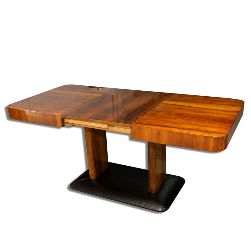 Vintage adjustable dining table by Jind-ich Halabala 1930