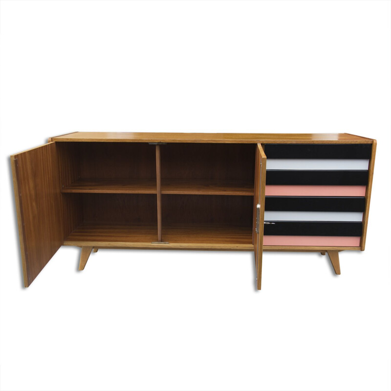 Vintage Model U-460 Sideboard by Jiří Jiroutek for Interier Praha 1960s 