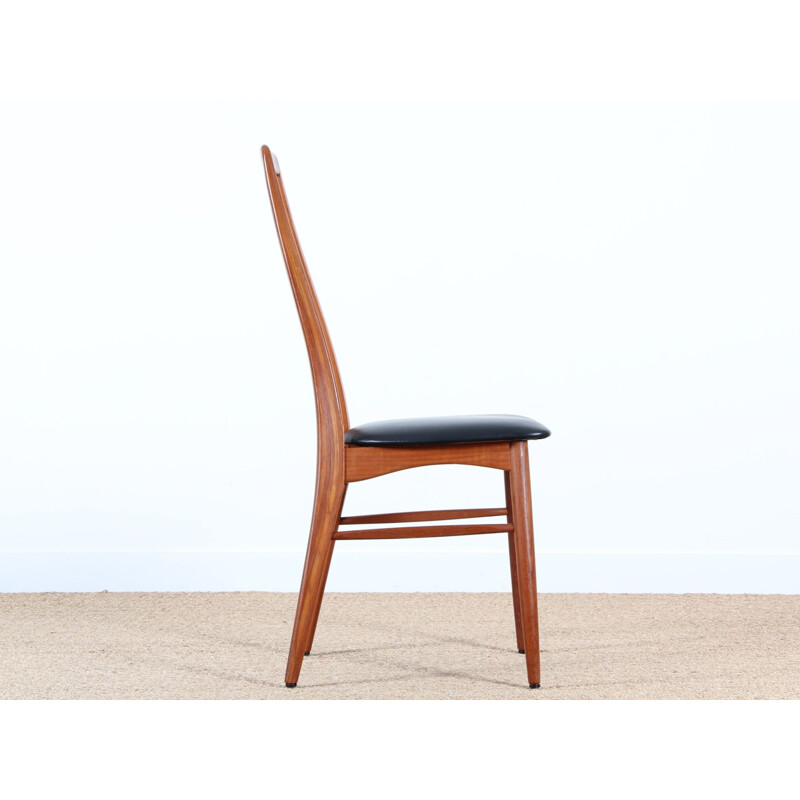 Set of 4 Scandinavian teak chairs model Eva