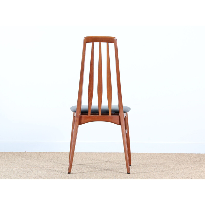 Set of 4 Scandinavian teak chairs model Eva