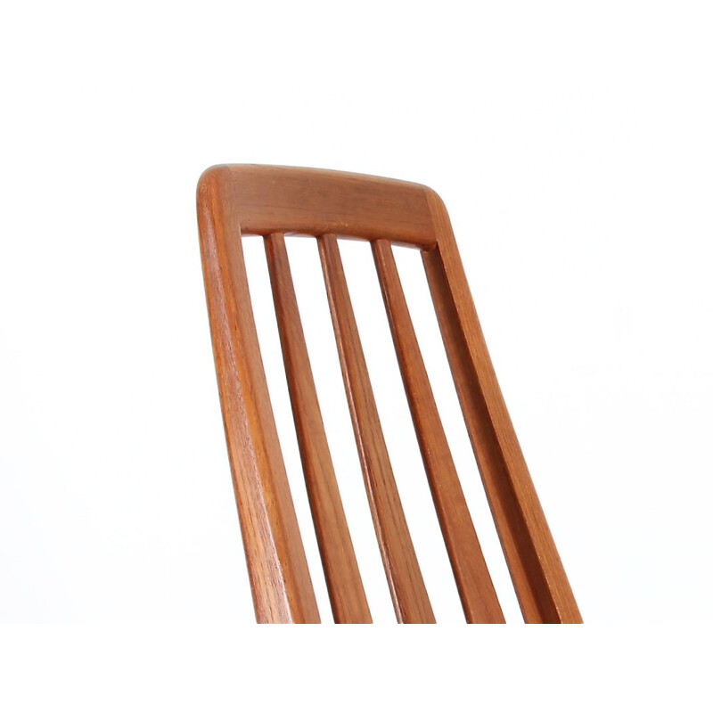 Suite de 4 chaises scandinaves en teck modèle Eva