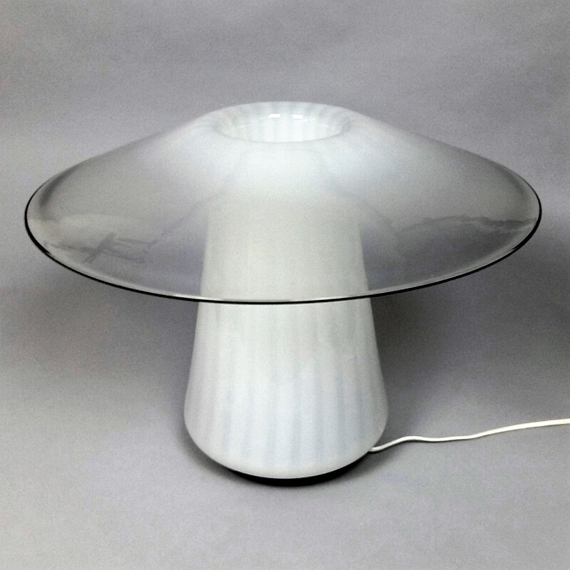 Lampe de table vintage en verre de Murano 1970