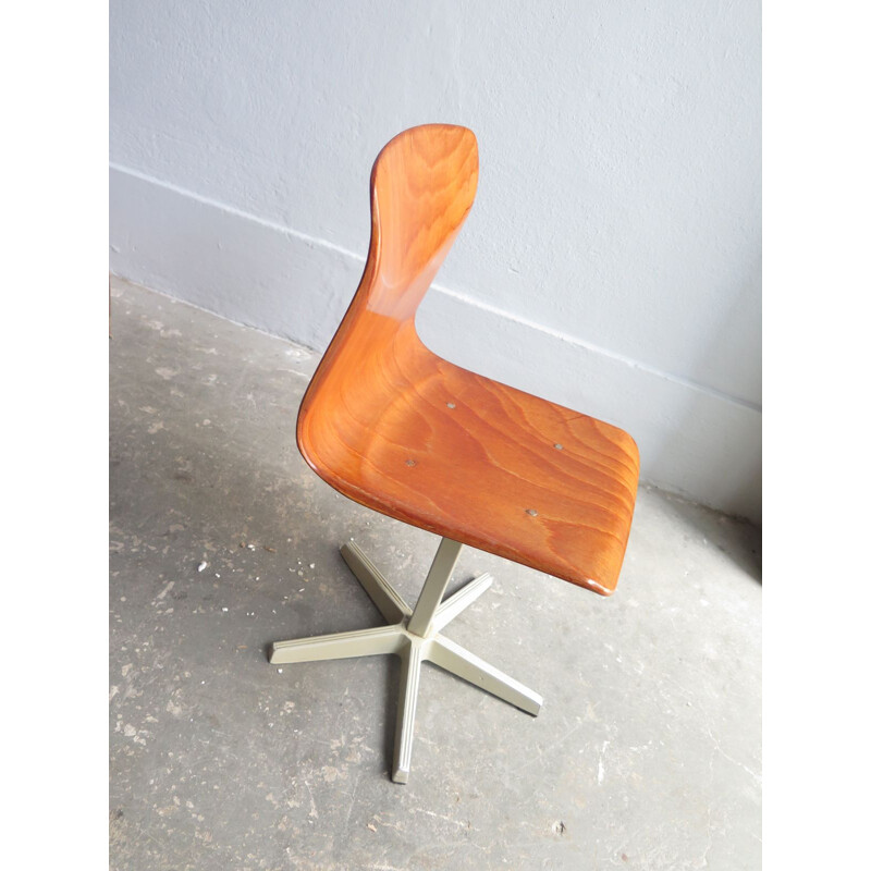 Vintage molded plywood children chair