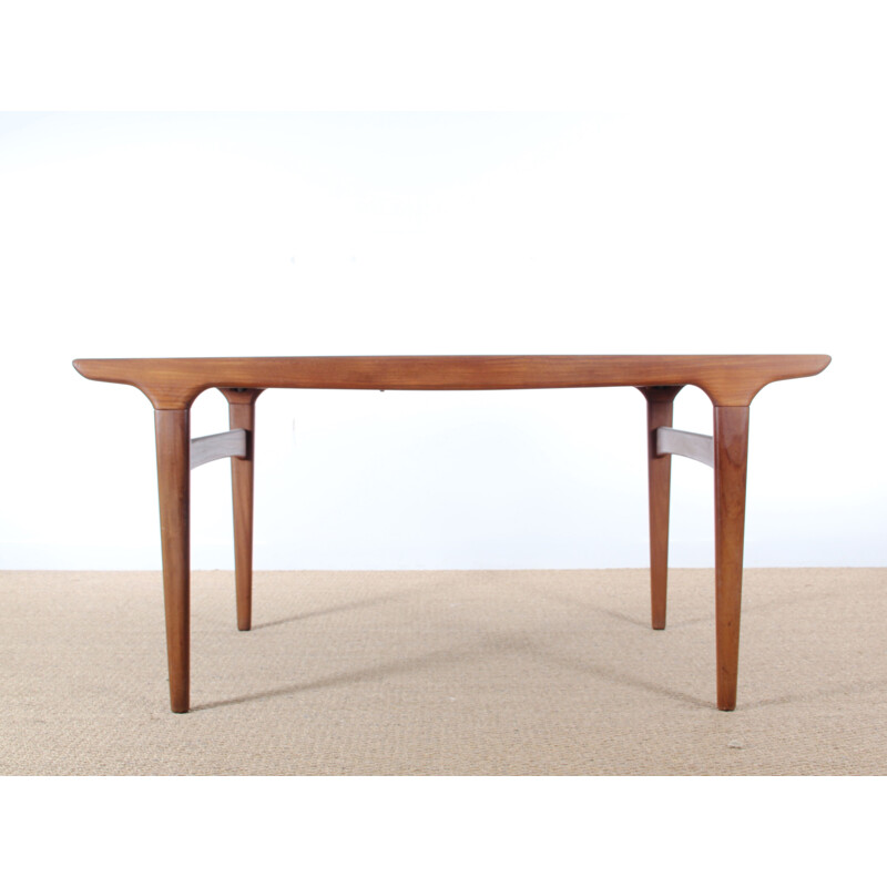 Scandinavian teak dining table for 4-8 pers.