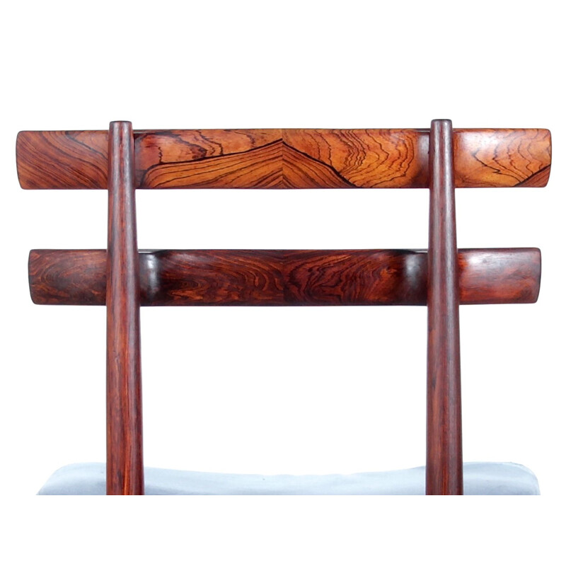 6 Scandinavian chairs Rio rosewood, Poul Hundevad