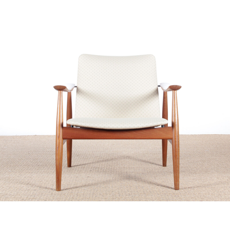 Pair of Scandinavian teak armchairs model 138