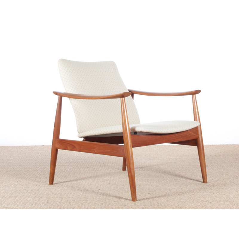 Pair of Scandinavian teak armchairs model 138