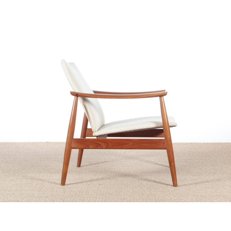 Pair of Scandinavian teak armchairs model 138