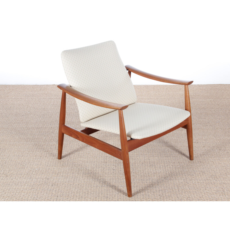 Pair of Scandinavian teak armchairs model 138