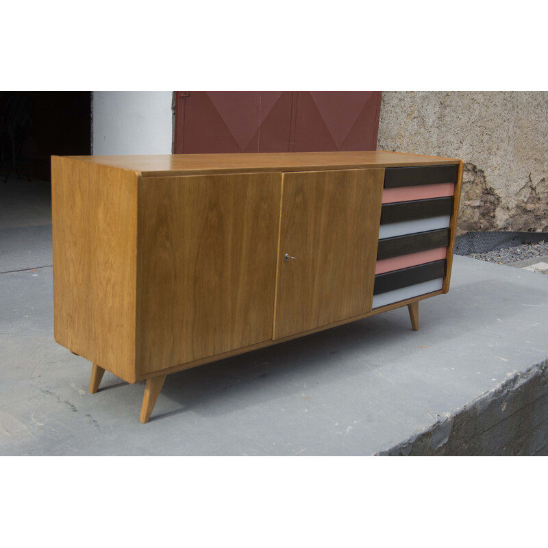 Vintage sideboard model U-460 by Jiří Jiroutek for Interier Praha