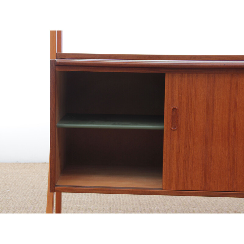 Vintage Scandinavian bookcase in teak