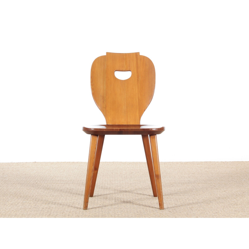 Pine Chair model Visingsö, Carl Malmsten