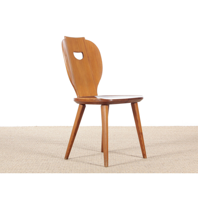 Pine Chair model Visingsö, Carl Malmsten