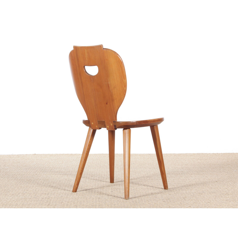 Pine Chair model Visingsö, Carl Malmsten