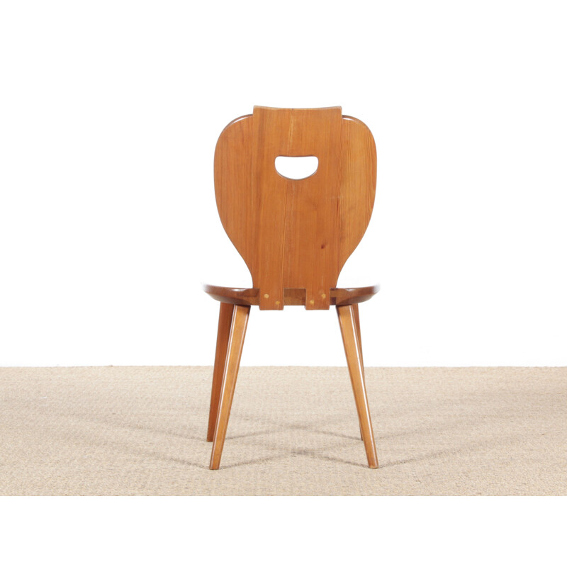 Pine Chair model Visingsö, Carl Malmsten