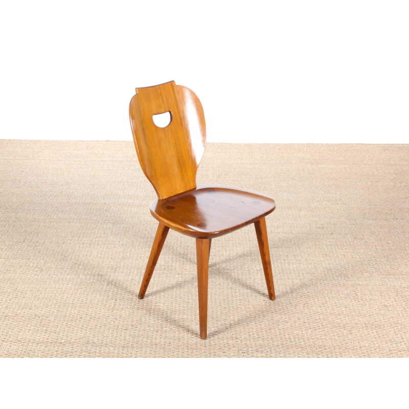 Pine Chair model Visingsö, Carl Malmsten