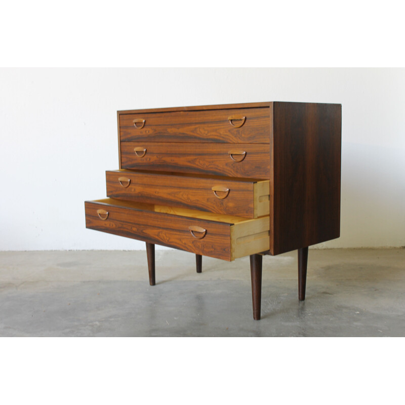 Vintage chest of drawers in rosewood by Kai Kristiansen