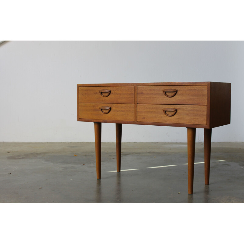 Vintage Danish chest of drawers in teak by Kai Kristiansen