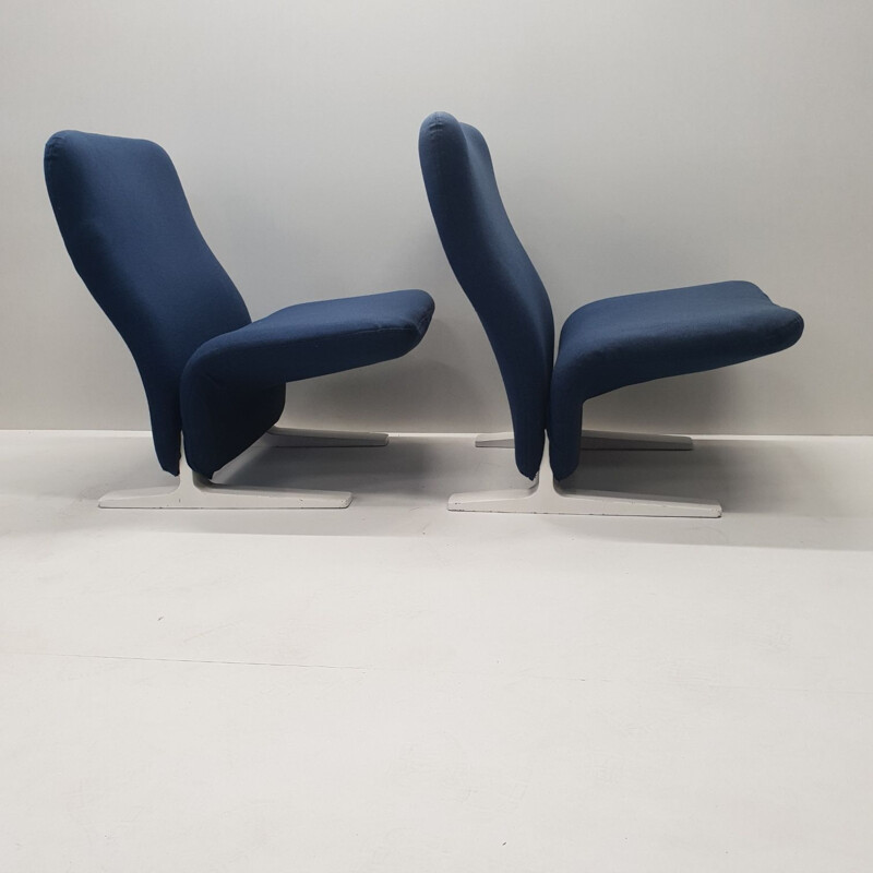 Set of 2 vintage armchairs "Concorde F780" by Pierre Paulin for Artifort