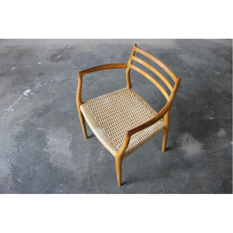Ensemble de 2 chaises vintage par N.O Møller pour J.L. Møllers Møbelfabrik