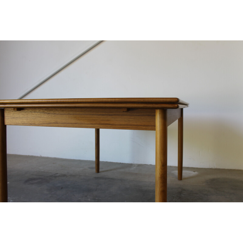 Vintage dining table in teak by Orte Møbelfabrik 1970