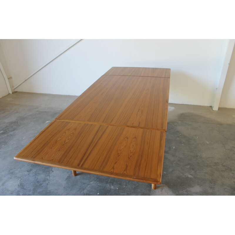 Vintage dining table in teak by Orte Møbelfabrik 1970