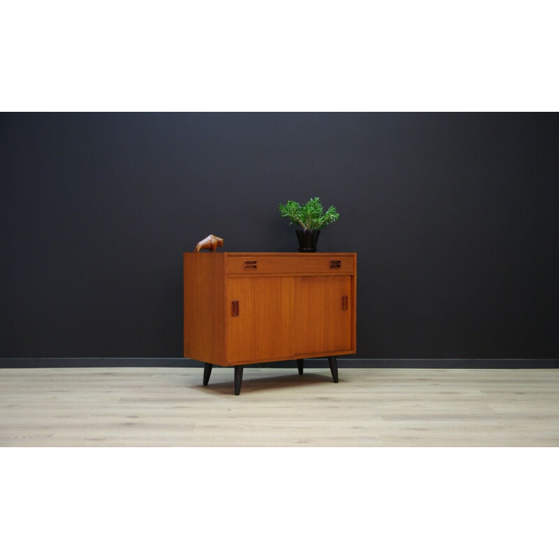 Enfilade vintage danoise plaquée teck 1970