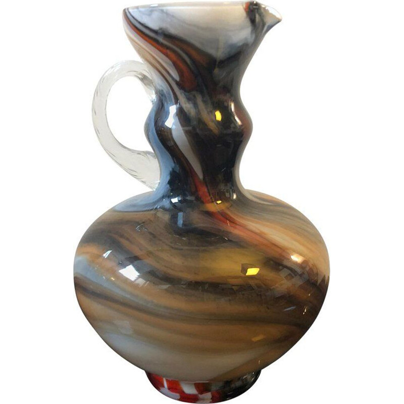 Vintage vase in Murano glass by Carlo Moretti