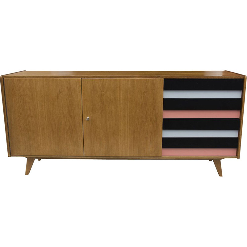 Vintage Model U-460 Sideboard by Jiří Jiroutek for Interier Praha 1960s 