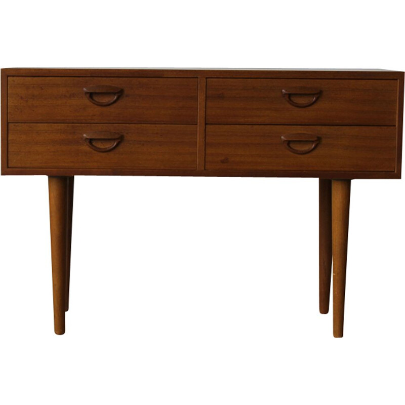 Vintage Danish chest of drawers in teak by Kai Kristiansen