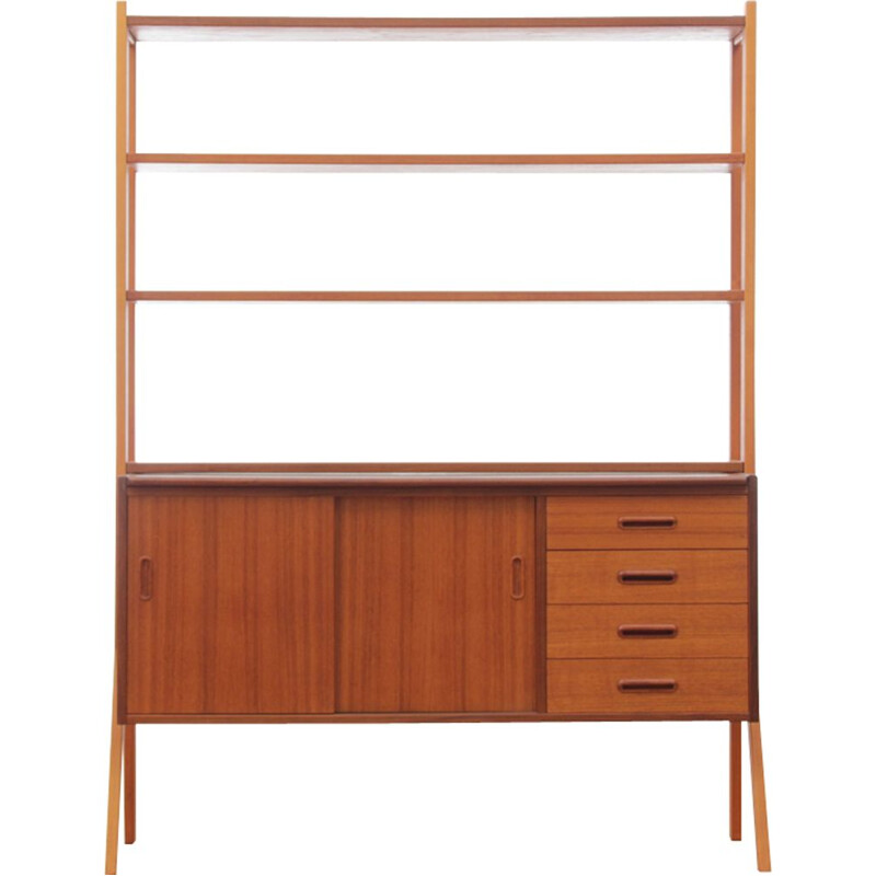 Vintage Scandinavian bookcase in teak