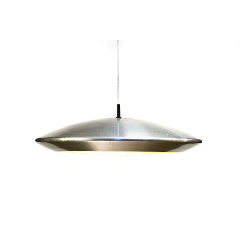 Vintage Scandinavian pendant lamp in aluminium