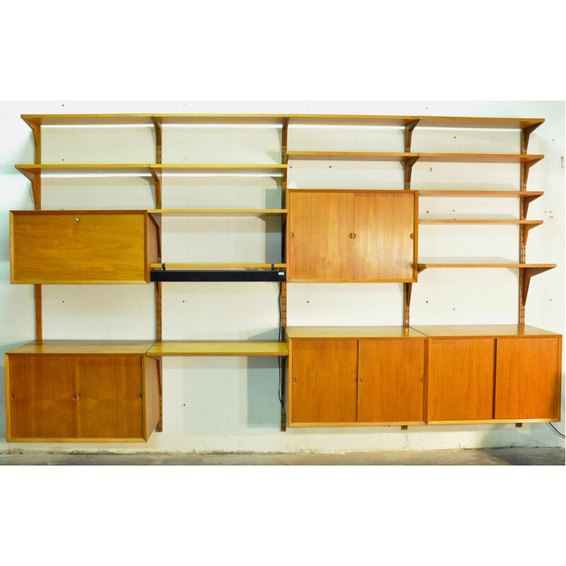 Vintage scandinavian wall shelves by Poul Cadovius 1960