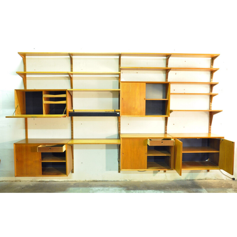 Vintage scandinavian wall shelves by Poul Cadovius 1960