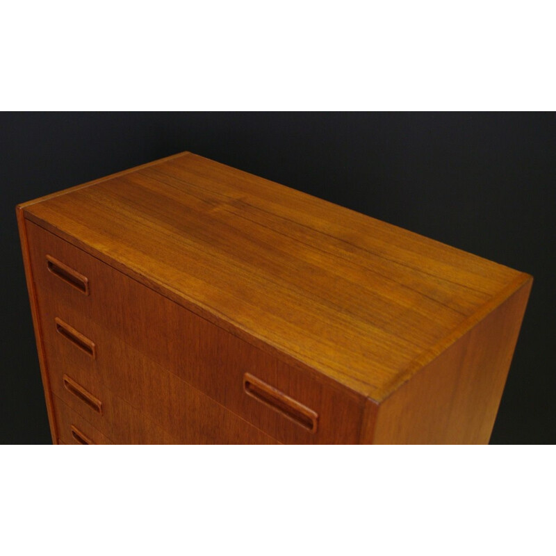 Vintage danish design chest of drawers in teak 1970