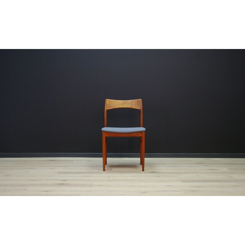 Set of 2 vintage Henning Kjaernulf chairs in teak