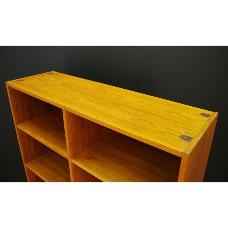 Vintage scandinavian bookcase in teak with adjustable shelves