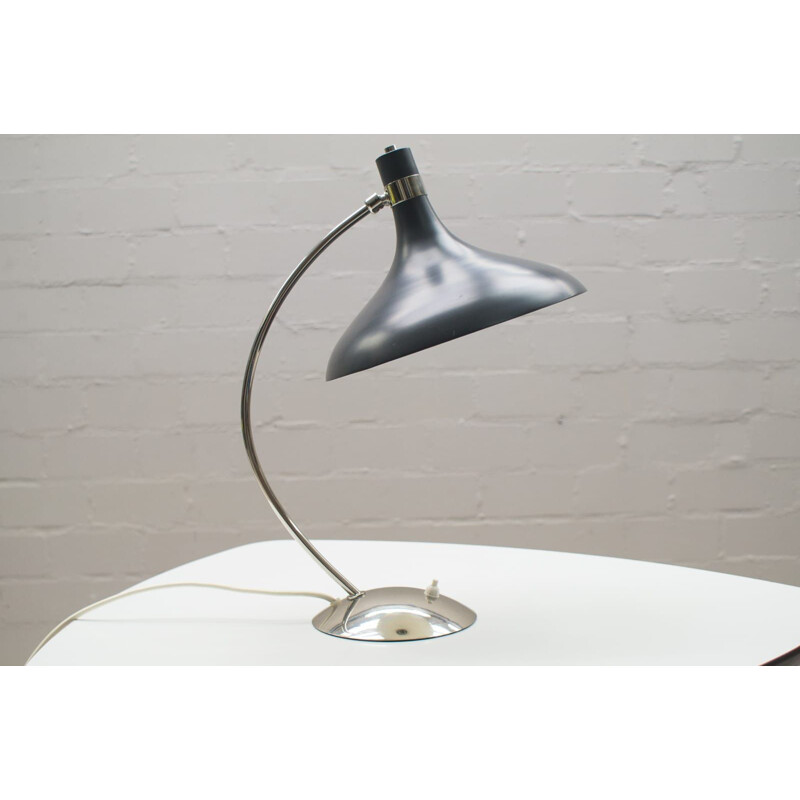 Vintage italian metal table lamp 1950