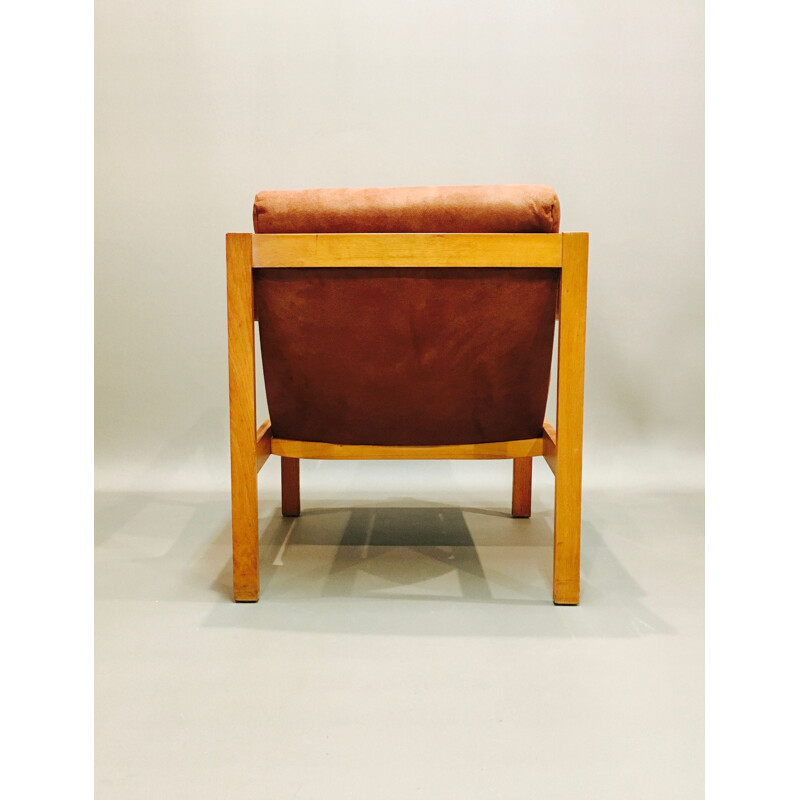 Vintage scandinavian teak armchair 1950
