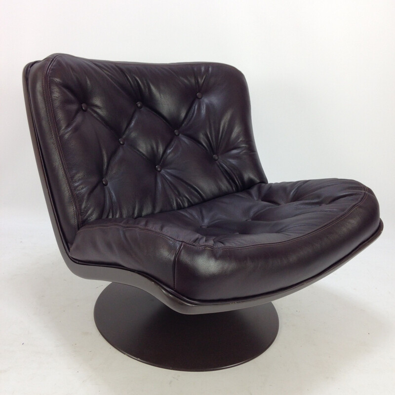 Fauteuil lounge vintage hollandais 975 par Geoffrey Harcourt pour Artifort