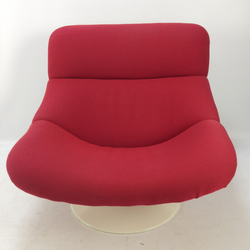 Vintage lounge chair F518 and ottoman by Geoffrey Harcourt for Artifort