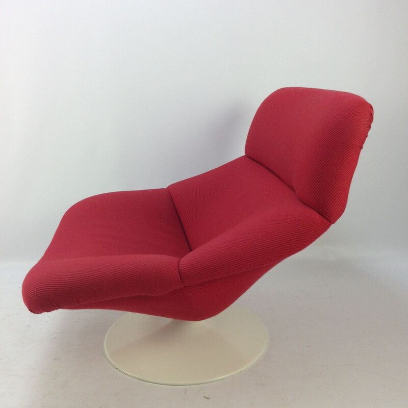 Fauteuil lounge F518 et ottoman vintage par Geoffrey Harcourt pour Artifort