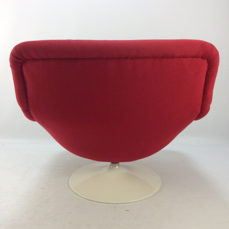 Vintage lounge chair F518 and ottoman by Geoffrey Harcourt for Artifort