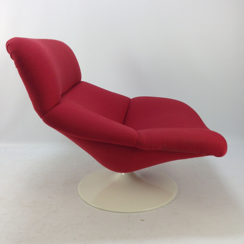 Vintage lounge chair F518 and ottoman by Geoffrey Harcourt for Artifort