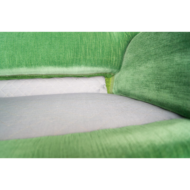 Vintage italienisches 3-Sitzer-Sofa grün