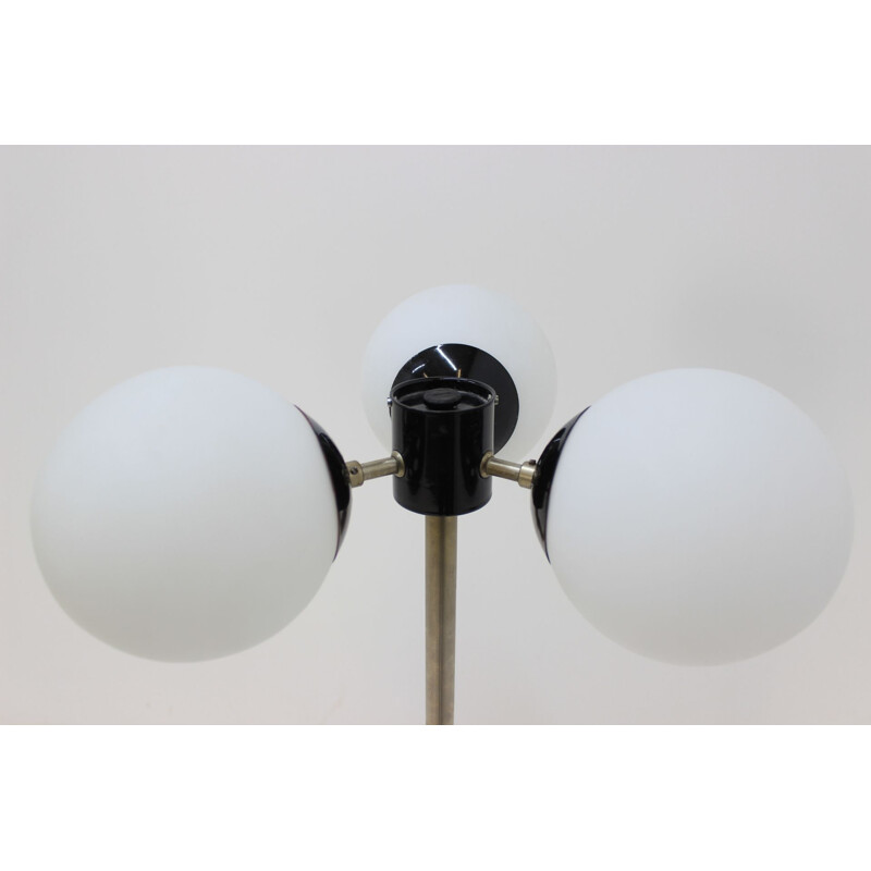 Vintage Sputnik floor lamp in glass